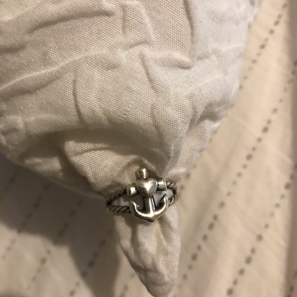 Faith, Hope and Love twisted rope ring